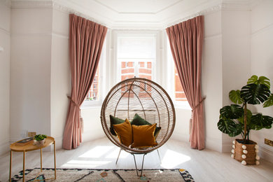 Inspiration for an eclectic living room in London.
