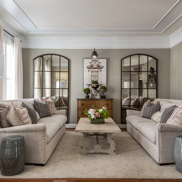 Blushing Neutral Formal Living Room
