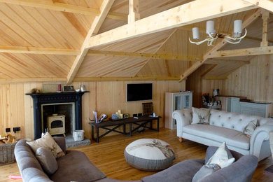 Rustic living room in London.