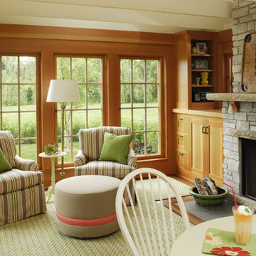 Beach Style Living Room