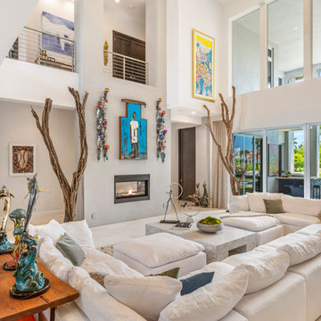 Boca Raton Intracoastal Residential Design: Living Room