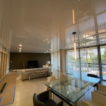 Boca Raton Living Room - High Gloss Ceiling