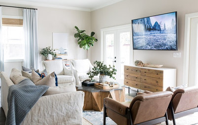 New This Week: 3 Beautiful and Calm Transitional Living Rooms
