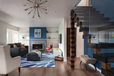 Bold & Blue - contemporary residence