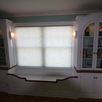 Book Cases and Window Seat