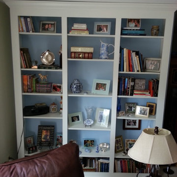 Bookcases, cabinetry