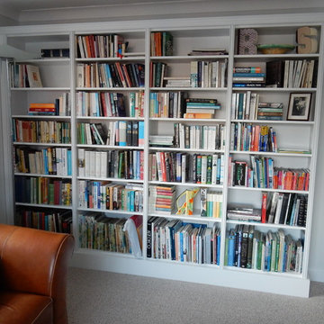 Bookcases in man cave