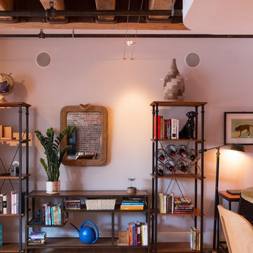 Boston harborfront condo blends nautical with industrial chic