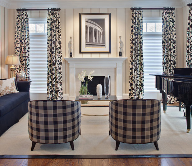 Contemporary Living Room by Jamie Merida Interiors