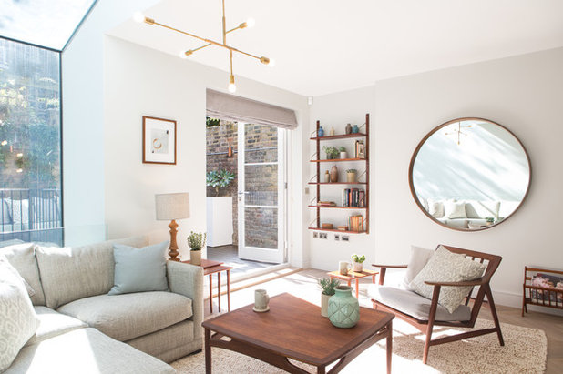 Transitional Living Room by Alexander Waterworth Interiors LTD
