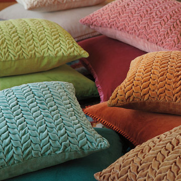 Braided Velvet Pillows