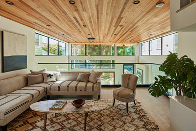 Photo of a large modern living room in Los Angeles.