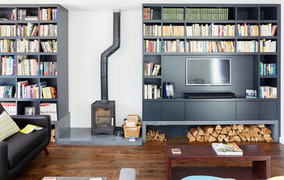 12 Clever Ideas for Living Room Shelving