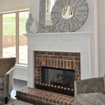 Brick Fireplace