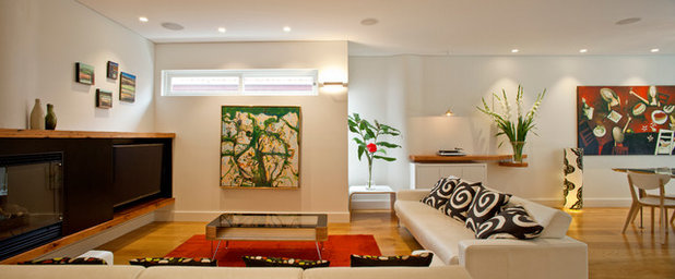 Contemporary Living Room by TO THE MIL excellence in construction