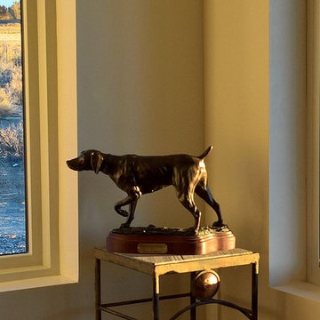 Bronze Sculpture Has Place of Honor in Living Room