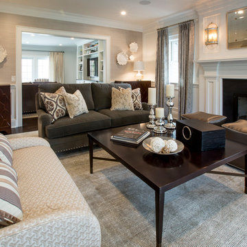 Brookville Living Rooms by Margali and Flynn Designs