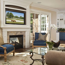 Traditional Living Room by Brownhouse Design, Los Altos, CA