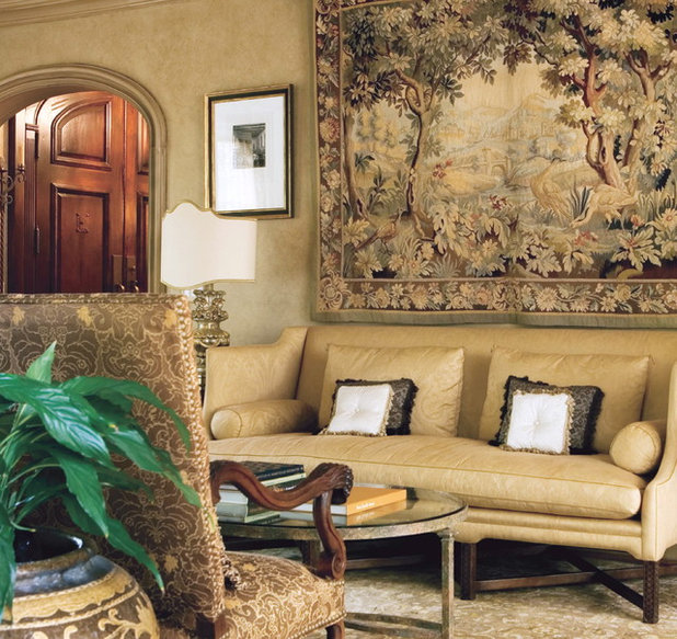 Mediterranean Living Room by Joel Kelly Design