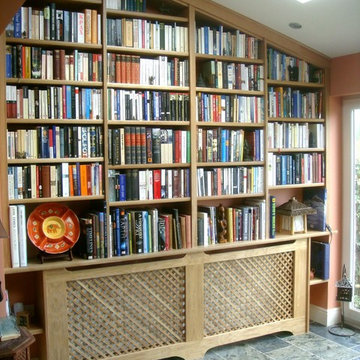 Built in bookcases