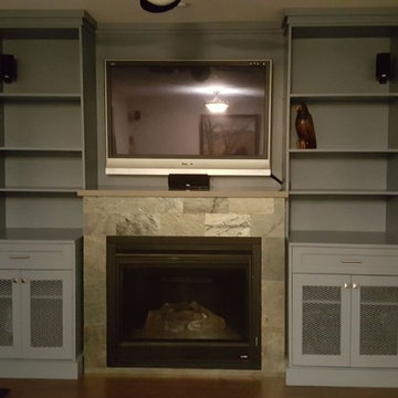 Built In Bookshelves for Living Room