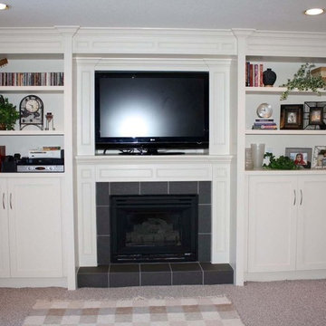 Built-in Fireplace & Mantels