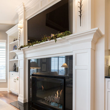 Built in Fireplace