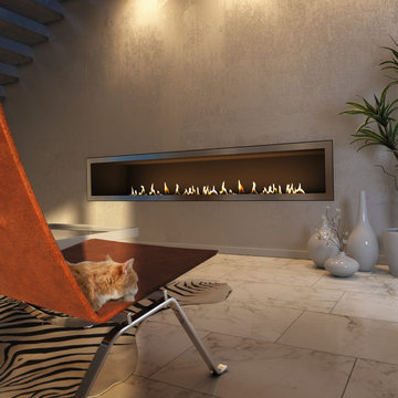Built in Fireplace