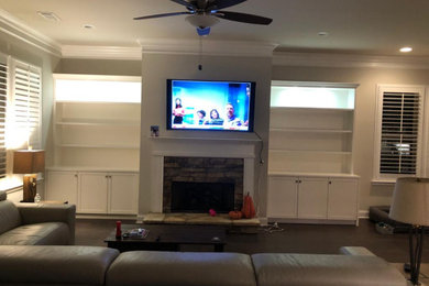 Elegant living room photo in Atlanta