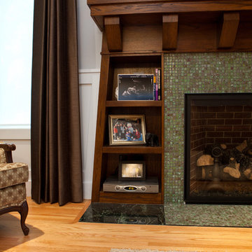 Built-ins around Fireplace