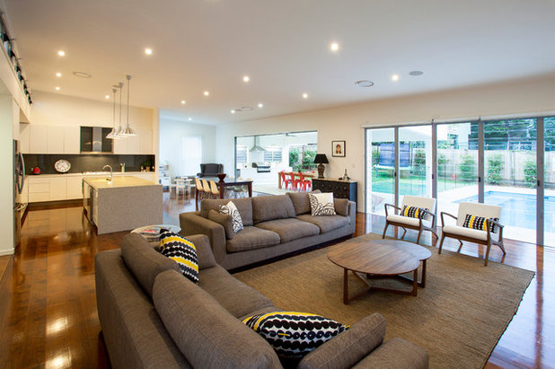 Contemporary Living Room by Interior Solutions Brisbane