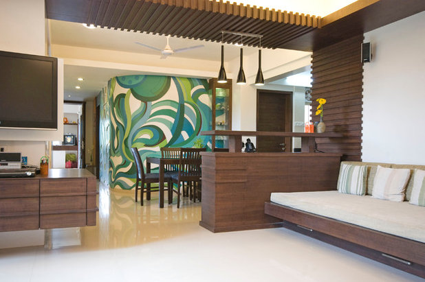 Contemporary Living Room by Area Planz Design