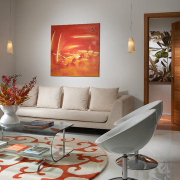 By J Design Group – Living room – Family room - Miami Interior Designers – Moder