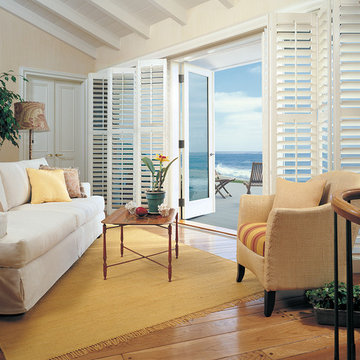 Byfold Track Wood Shutters