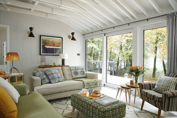 Midcentury Living Room by Egon Walesch Interior Design