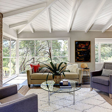Cal Modern Ranch Living Room