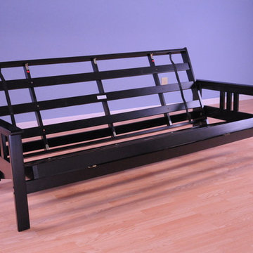 Caleb Frame with Black Finish in Sofa Position