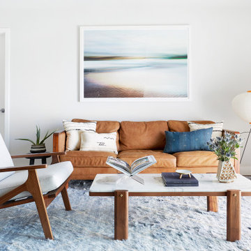 California contemporary living room