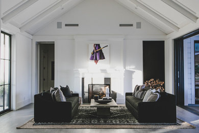 Inspiration for a country living room remodel in San Francisco