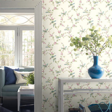 Callaway Cottage Floral Branches Wallcovering