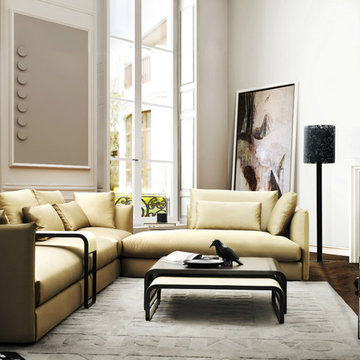 Camerich Era Sectional and Coffee Tables