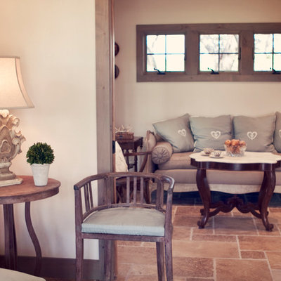 Elegant living room photo in Austin