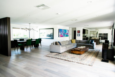Inspiration for a contemporary living room in Las Vegas.