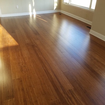 Carbonized Wide Plank Strand Bamboo Flooring