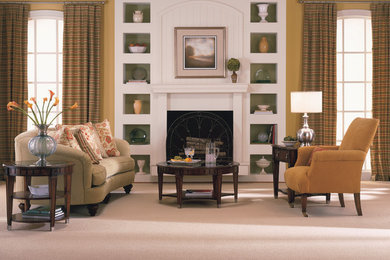 Inspiration for a timeless living room remodel in Baltimore