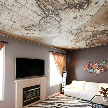 Cartographic Living Room
