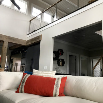 New Build Lake living - living room