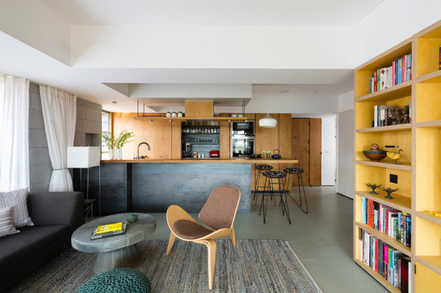 Contemporary Living Room by Architecture BRIO