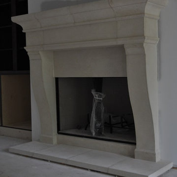 CAST STONE FIREPLACE MANTELS
