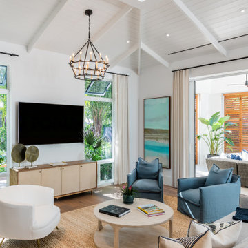 75 Coastal Living Room Ideas You Ll, Houzz Cottage Style Living Rooms